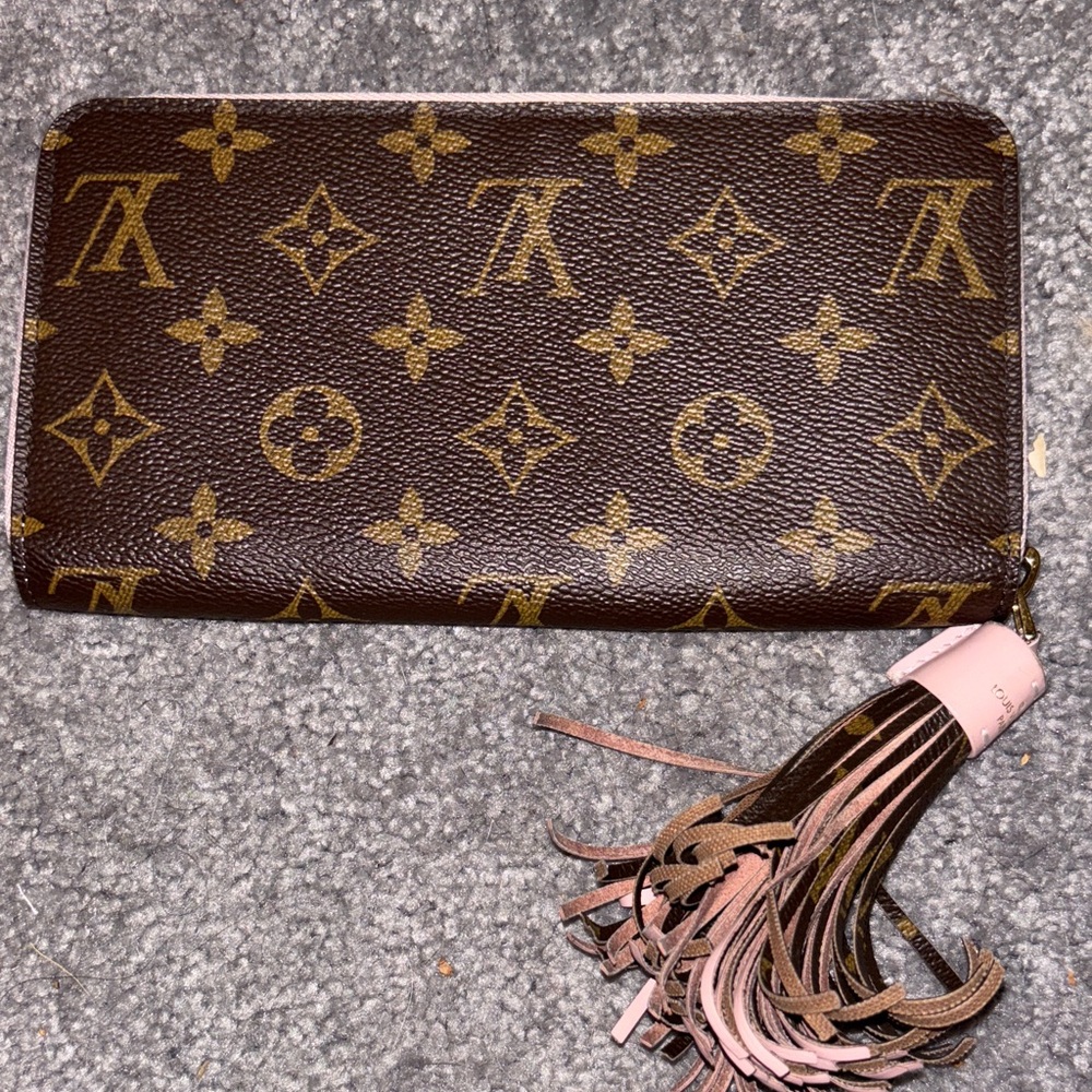 Louis Vuitton Brown Monogram Wallet with Tassel